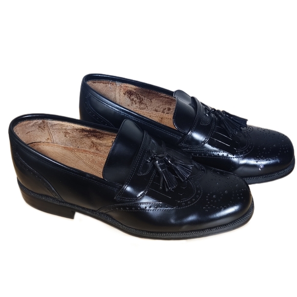 Sz 8w Protocol black dress shoes - Picture 3 of 7